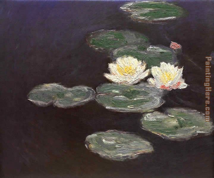 Nympheas Waterlilies painting - Claude Monet Nympheas Waterlilies art painting